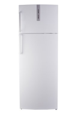 New refrigerator on white background clipart