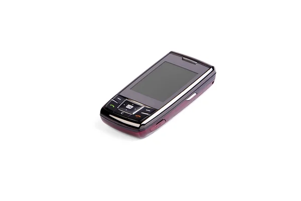 Mobilní telefon na bílém pozadí — Stock fotografie