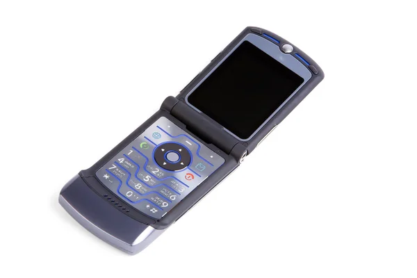 Telefone móvel no fundo branco — Fotografia de Stock
