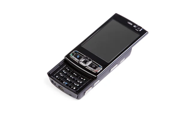 Мобільний телефон на білому тлі Ліцензійні Стокові Фото