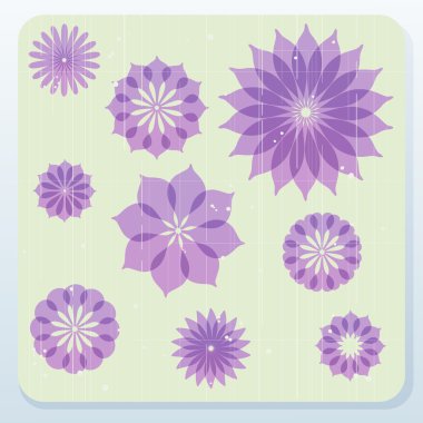 Grunge Flowers clipart