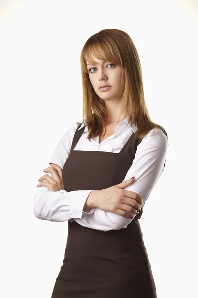 Businesswoman look at you — Stock Photo, Image