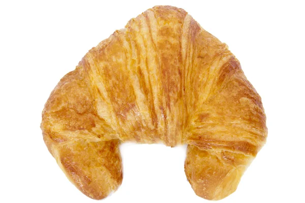 Croissant isoliert auf weißem Hintergrund — Stockfoto