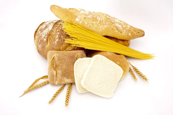 Isolato su pane bianco — Foto Stock
