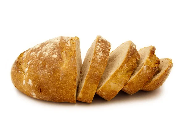 Elszigetelt fehér kenyér — Stock Fotó