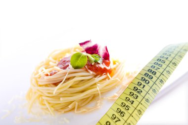 Healthy diet, pasta clipart