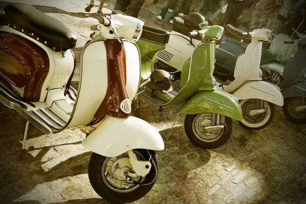 Gamla motorcykel — Stockfoto