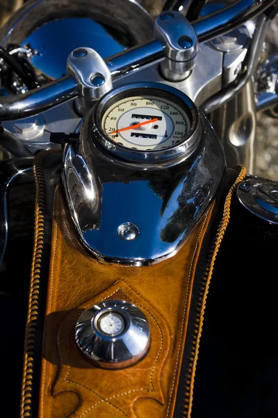 Старий мотоцикл — стокове фото