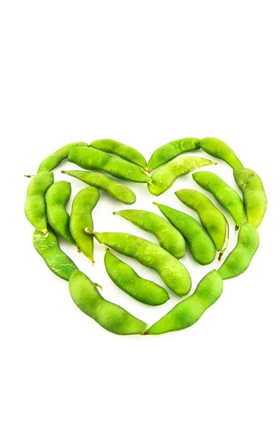 Soybean heart — Stock Photo, Image
