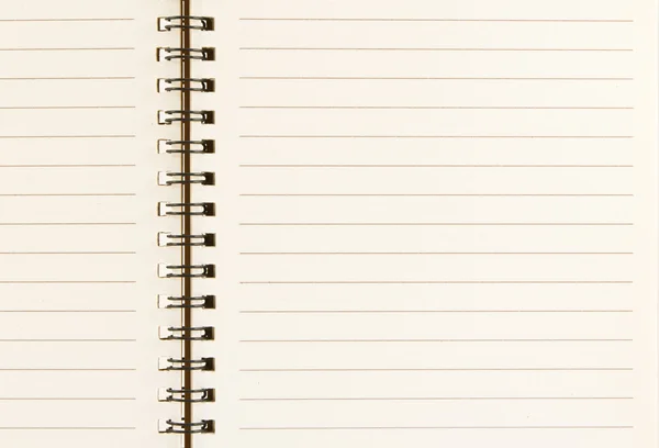 Empty open notebook — Stock Photo, Image
