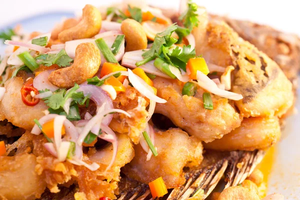 Вкусная тайская еда Смешать рыбный соус Стоковая Картинка