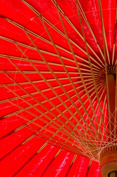 stock image North thailand traditional red umbrella