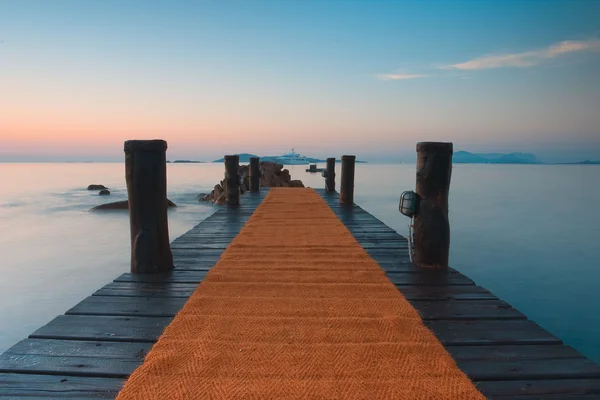 stock image Wooden jetty