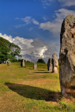 Stone circle in Avebury clipart