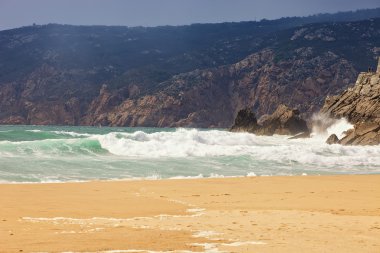 Guincho beach, portugal clipart