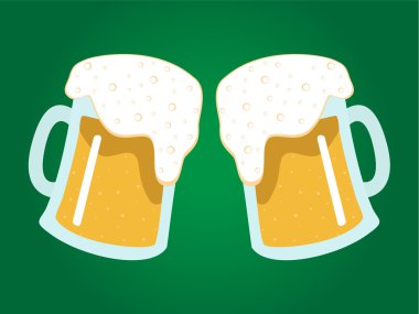 iki bardak bira yeşil