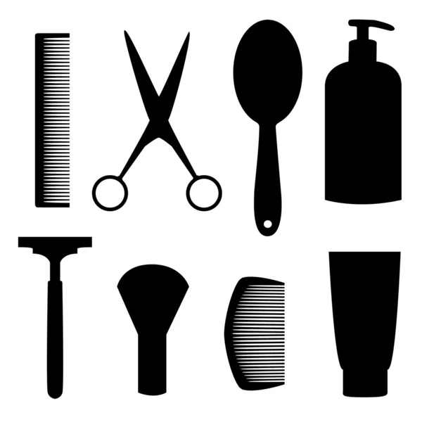 Hairdressers accessories — Stock Vector