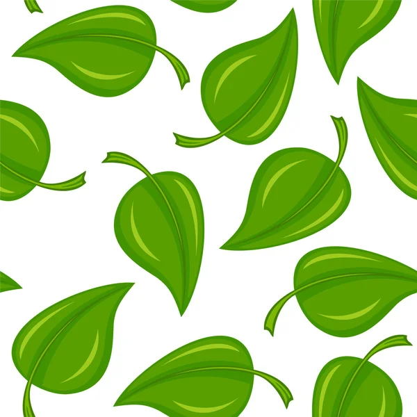 Sans couture avec des feuilles — Image vectorielle