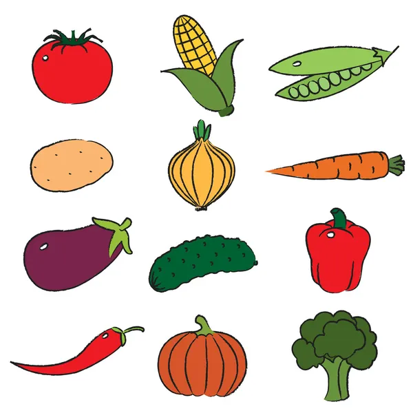 Овочі — стоковий вектор