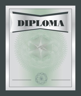 Diploma dikey tarama şablonu