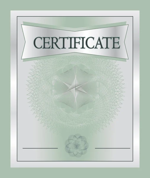 Plantilla de certificado, vector — Archivo Imágenes Vectoriales