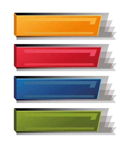 Raster button web color — Stock Photo, Image