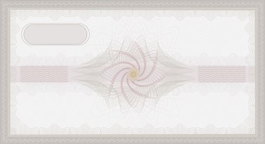 Raster Voucher Guilloche coupon certificate template security spirograph clipart