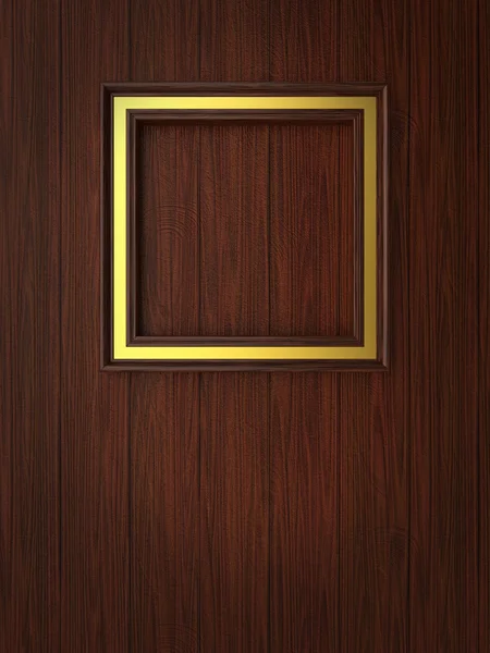 Klassiek frame op houten achtergrond — Stockfoto