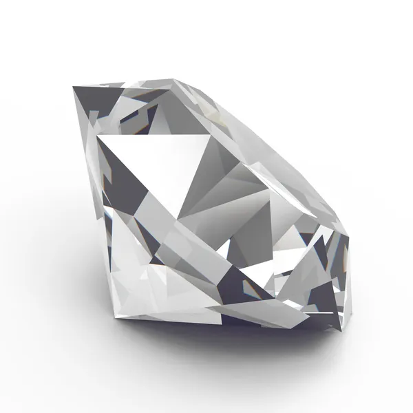 Bellissimo diamante isolato — Foto Stock