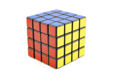 4 x 4 Cube Solved clipart