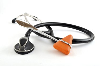 Stethoscope and Reflex Hammer clipart