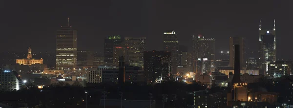 Nashville Panorama at Night — Stock Photo, Image