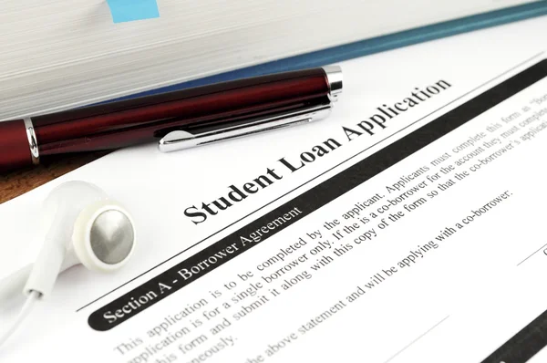 学生贷款申请 免版税图库照片