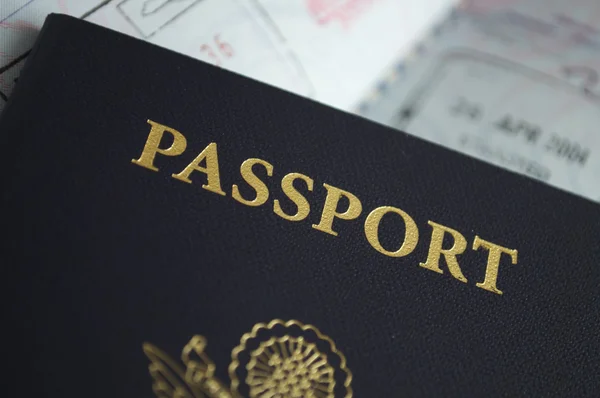 Paszport USA Obrazek Stockowy