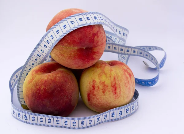 Peach, healthy weight loss — Stock Photo, Image