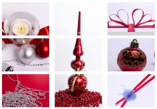 Decoraciones de Navidad mezcla de — Foto de Stock