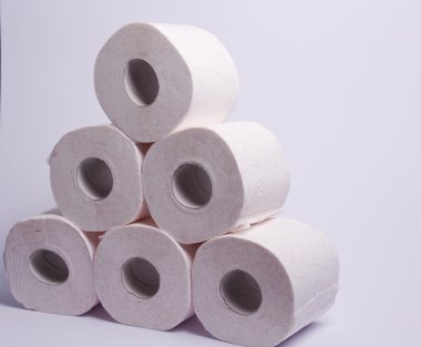 Pyramid toilet paper clipart