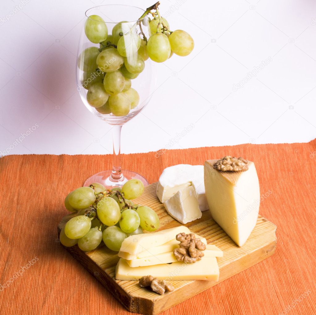 Grape and cheese
