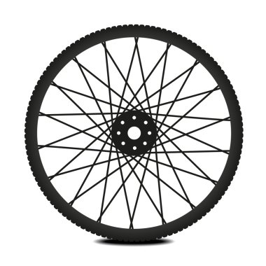 Bike wheel clipart