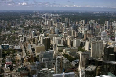 View from CN Tower clipart