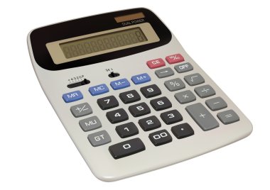 Digital calculator clipart