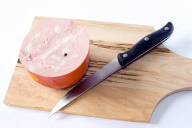 mortadella ve bıçak