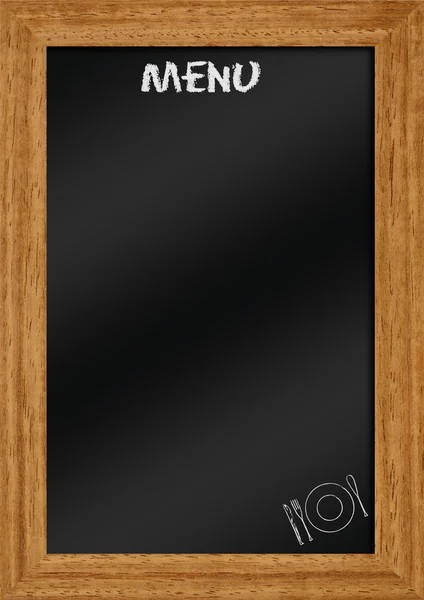 Menu blackboard — Stock Photo, Image