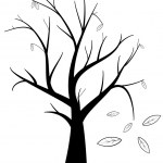 Autumn tree silhouette Stock Vector Image by ©idesign2000 #11904797