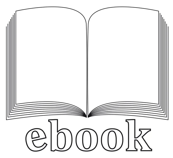 Open boek — Stockvector