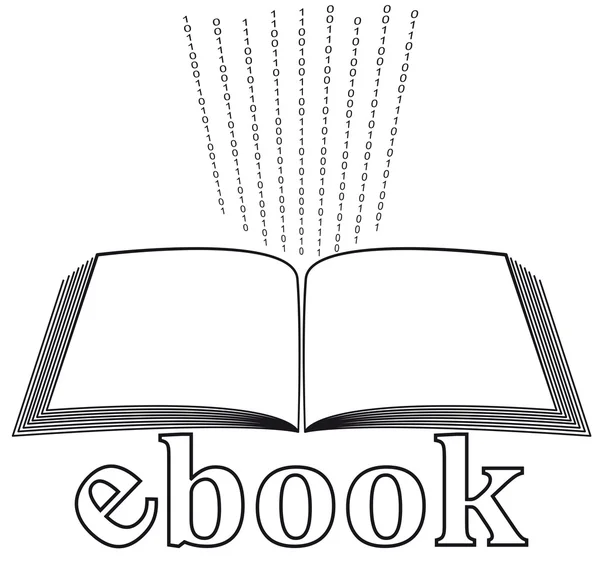 Ebook icon — Stock Vector