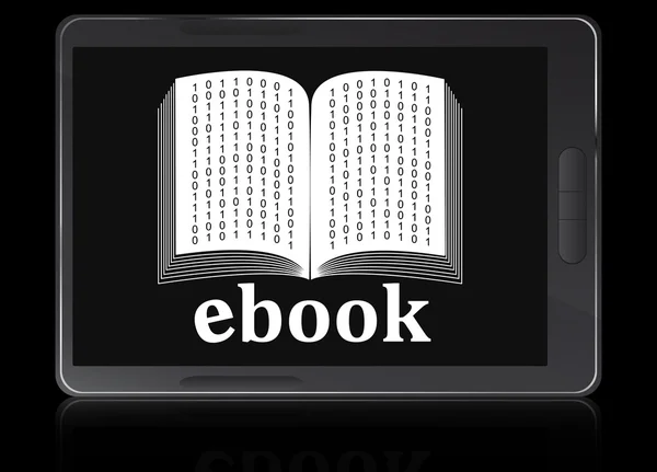 Συσκευή ανάγνωσης e-Book — Διανυσματικό Αρχείο