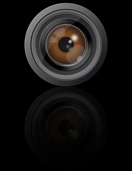 Ojo en lente de cámara — Archivo Imágenes Vectoriales
