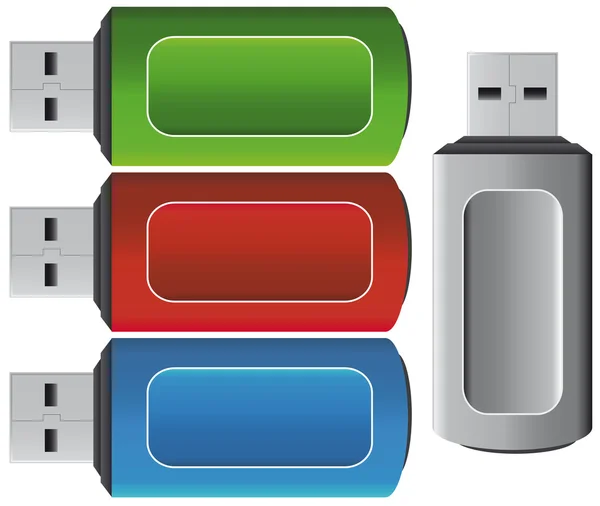 USB-pendrive — Stockvector