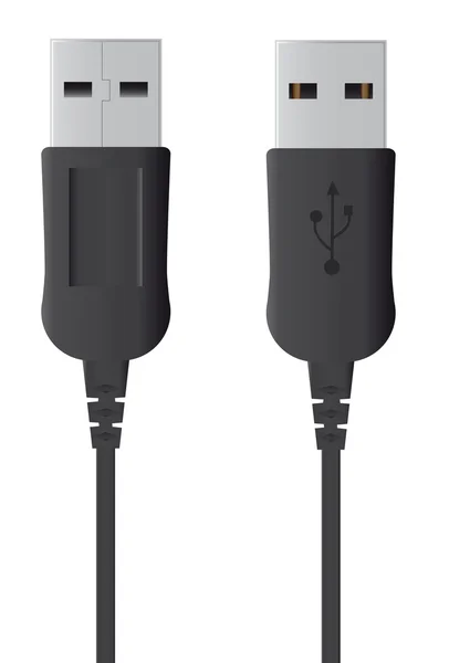 USB штекер — стоковий вектор